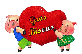 bros bisous cochons